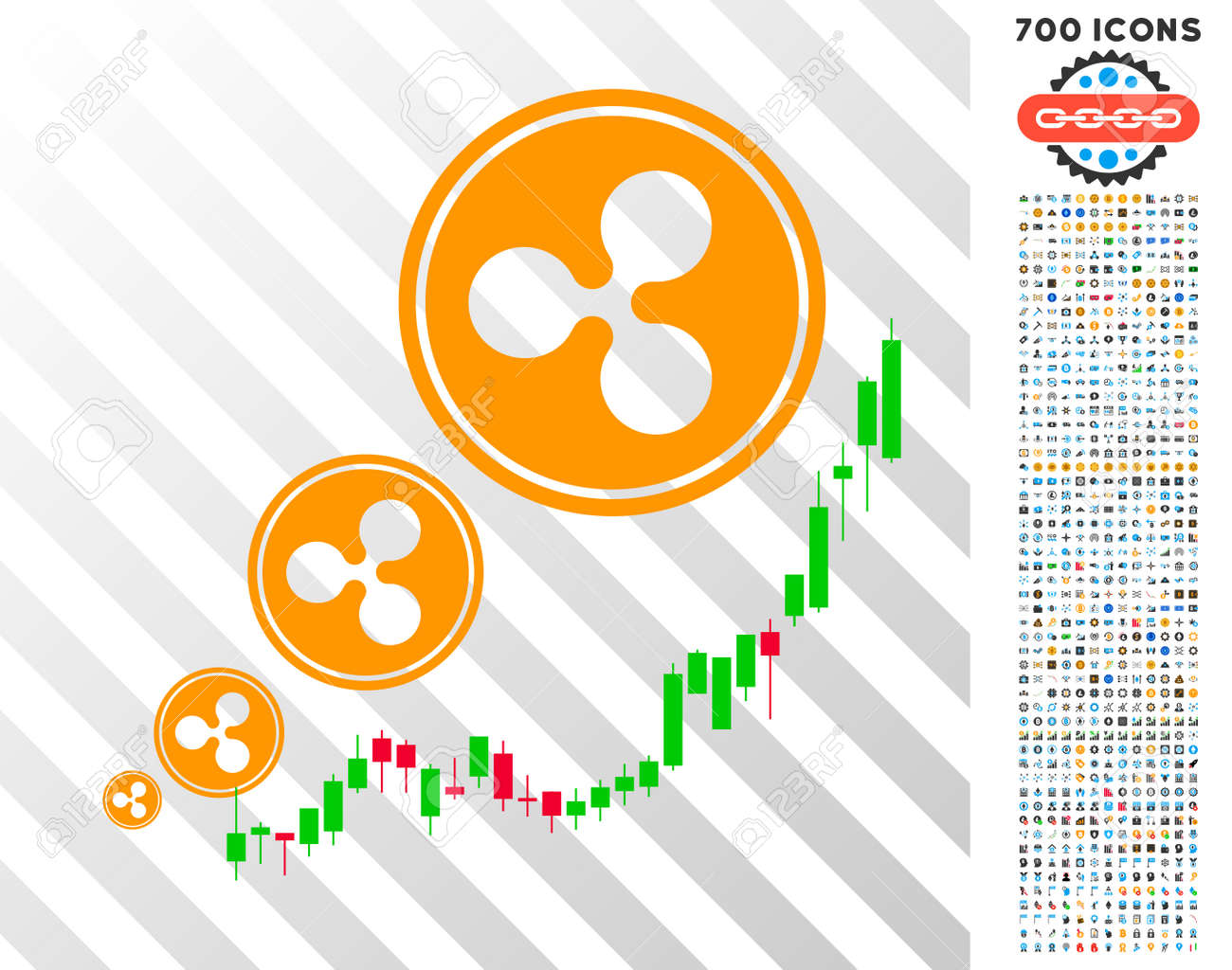 Ripple Inflation Chart Icon With 7 Hundred Bonus Bitcoin Mining - 